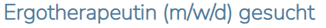 Ergo gesucht